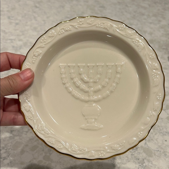 Lenox Other - LENOX Menorah Decorative Plate with Gold Edge